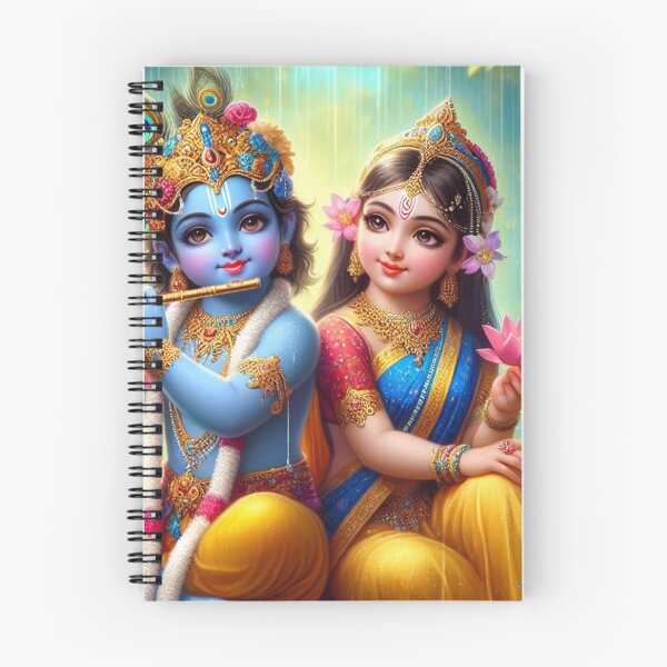 Item preview, Radha Krishna Sitting in Rain in Vrindavan Forest designed and sold by VrindaArts.