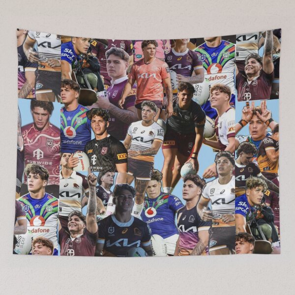 Item preview, reece walsh nrl hot collage photos  designed and sold by sarahhelizz.