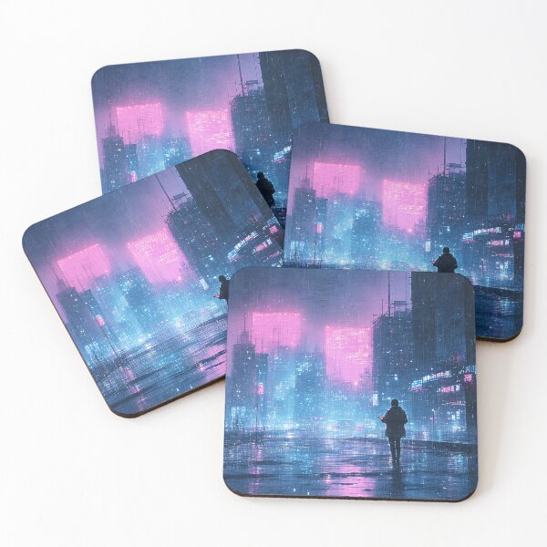Item preview, Neon Dreamscape Solitude designed and sold by PanoramaPrints.