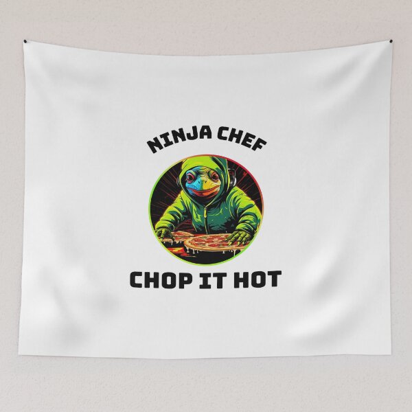 Item preview, Ninja chef, chop it hot designed and sold by FirstTimeTees.