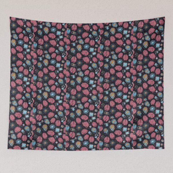 Item preview, Brains connected to Technology Pattern.  designed and sold by Chelevisuals.