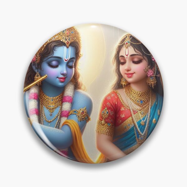 Item preview, Radha Krishna Sitting in Rain in Vrindavan Forest designed and sold by VrindaArts.