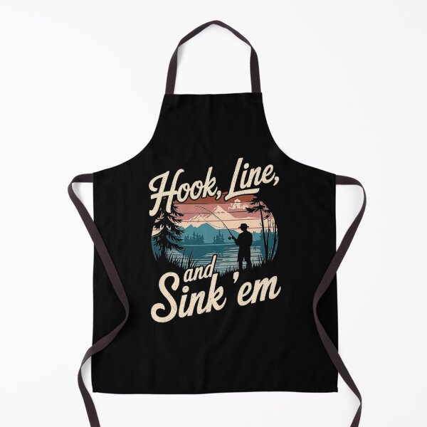 Item preview, Hook Line and Sink ’Em - Retro Fishing and Nature ArtworK designed and sold by love3617.