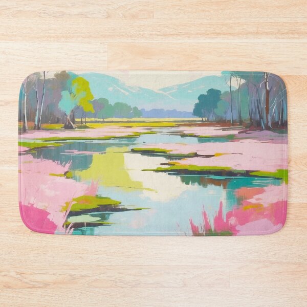 Item preview, Colorful Serene Marsh in Spring designed and sold by JulieChi.