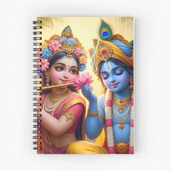 Item preview, Radha Krishna Sitting in Rain in Vrindavan Forest designed and sold by VrindaArts.