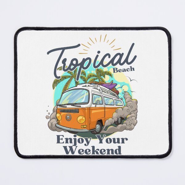 Item preview, Colorful Illustrative Travel Beach T-shirt Design designed and sold by hsstudio2025.
