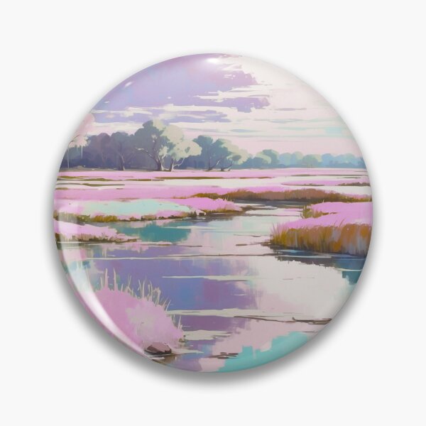 Item preview, Beautiful Pink and Blue Marshland designed and sold by JulieChi.