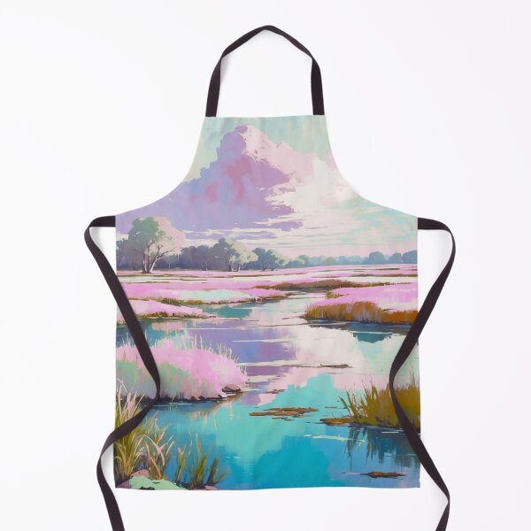 Item preview, Beautiful Pink and Blue Marshland designed and sold by JulieChi.