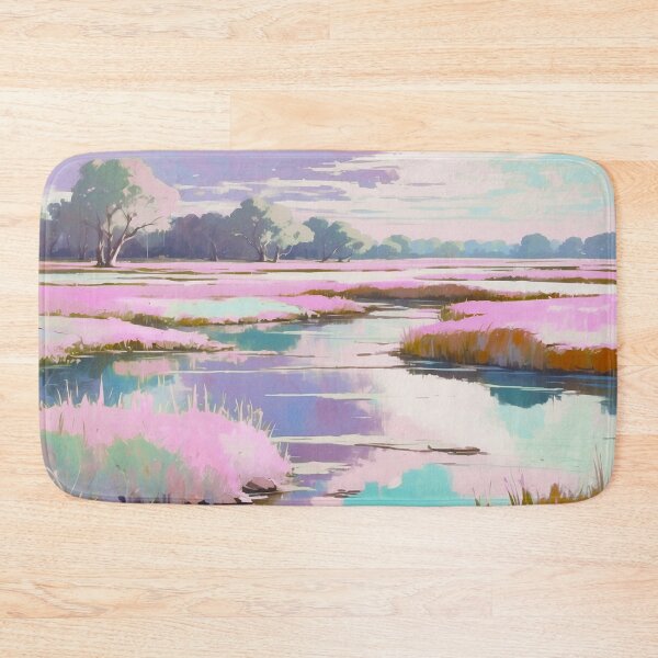 Item preview, Beautiful Pink and Blue Marshland designed and sold by JulieChi.