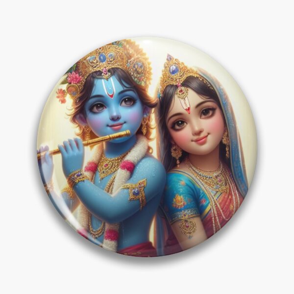 Artikelvorschau, Radha Krishna sitzt im Regen im Wald von Vrindavan entworfen und verkauft von VrindaArts.