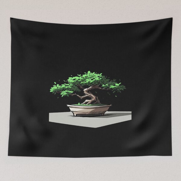 Item preview, Bonsai Tree Animated Minimalistic designed and sold by ladyindigital.
