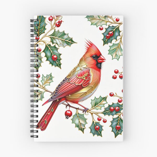 Item preview, Winter Cardinal with Holly designed and sold by MarjorieB.