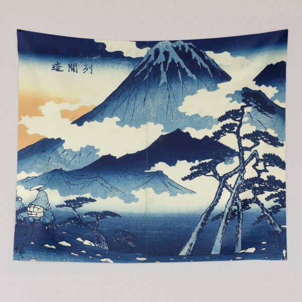 Item preview, Mount Fuji at Dawn with Travelers designed and sold by MINE Design-Works.