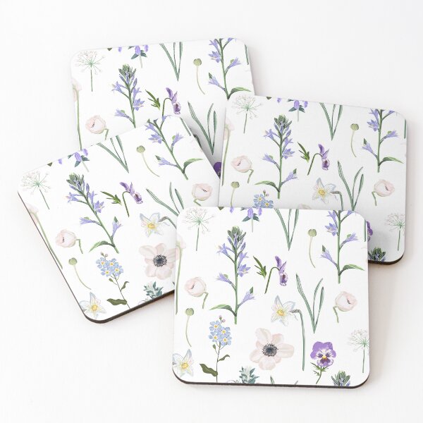 Item preview, Meadow flowers, grass, garden herbs illustration. designed and sold by MatyKotiv.