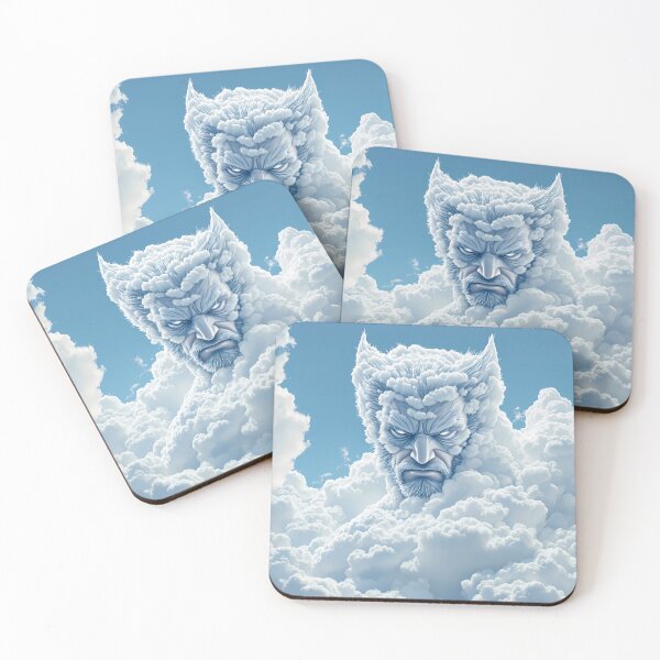 Item preview, Wolverine Dreamlike Animals Crafted from Clouds Surreal Sculptures designed and sold by ART ATTACK ZONE.