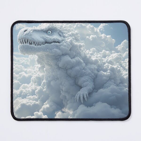Item preview, T-Rex Dreamlike Animals Crafted from Clouds Surreal Sculptures designed and sold by ART ATTACK ZONE.