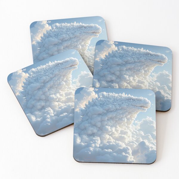 Item preview, Dinosaur Dreamlike Animals Crafted from Clouds Surreal Sculptures designed and sold by ART ATTACK ZONE.