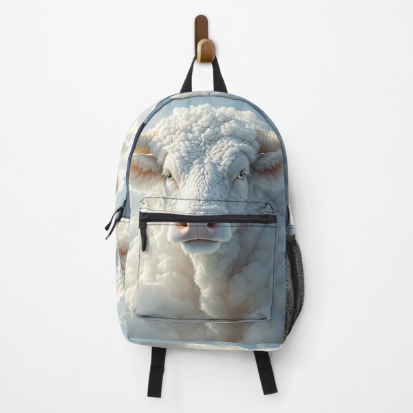 Item preview, Bull Dreamlike Animals Crafted from Clouds Surreal Sculptures designed and sold by ART ATTACK ZONE.