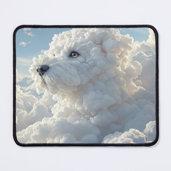 Item preview, Dog Dreamlike Animals Crafted from Clouds Surreal Sculptures designed and sold by ART ATTACK ZONE.