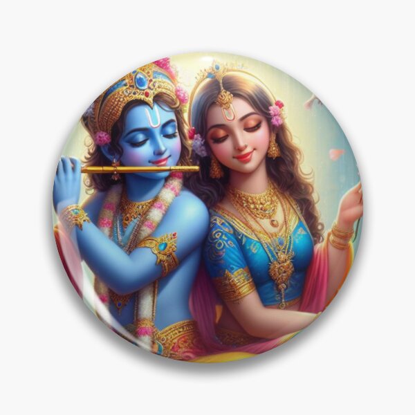Artikelvorschau, Radha Krishna sitzt im Regen im Wald von Vrindavan entworfen und verkauft von VrindaArts.