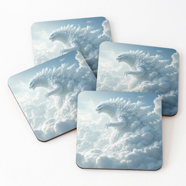 Item preview, Godzilla Dreamlike Animals Crafted from Clouds Surreal Sculptures designed and sold by ART ATTACK ZONE.