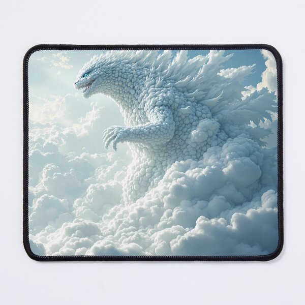Item preview, Godzilla Dreamlike Animals Crafted from Clouds Surreal Sculptures designed and sold by ART ATTACK ZONE.