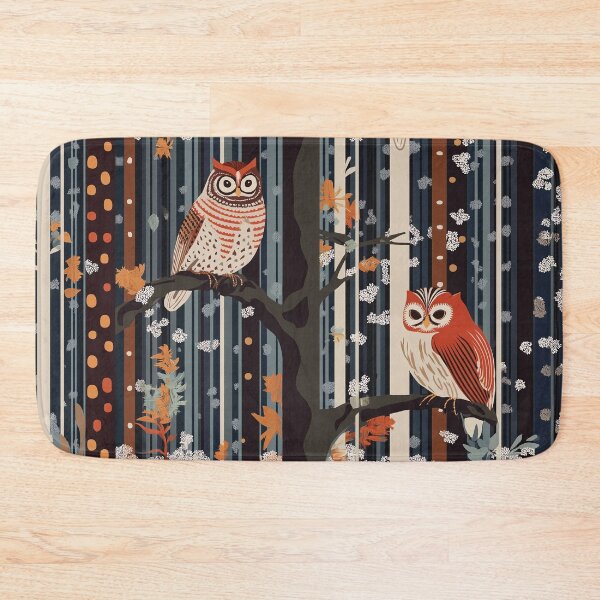 Item preview, Three Wise Owls. Woodland whimsy decorative design. designed and sold by Shoot-The-Moon.