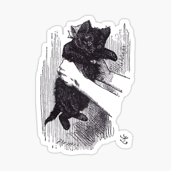 The Black Kitten Sticker