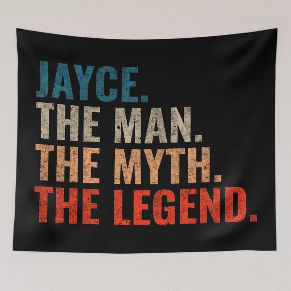Item preview, Jayce The Man The Myth The Legend Jayce Name Retro 70s distress designed and sold by Teelogic.