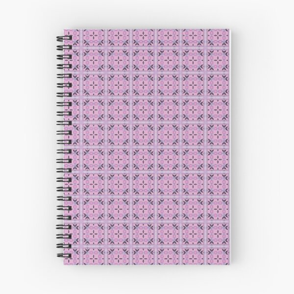 Item preview, Retro Pink and Purple Floral Tile Pattern. designed and sold by Merbuda.