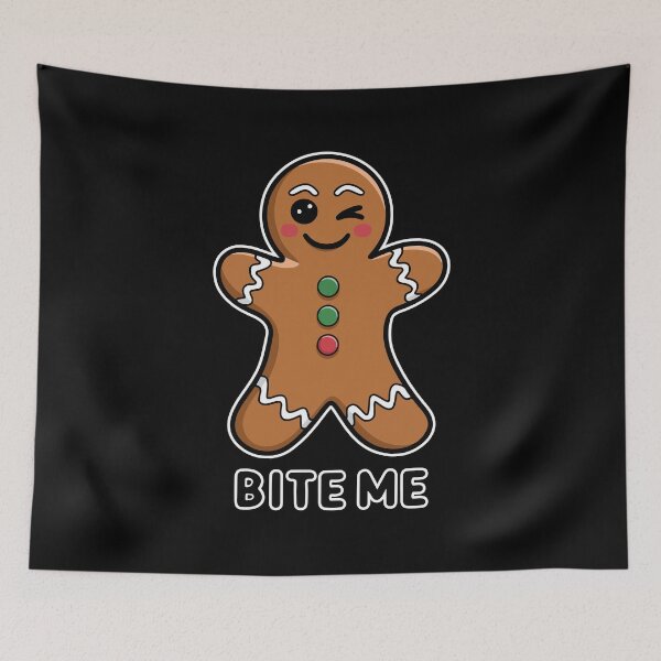 Item preview, Bite Me - Gingerbread designed and sold by TrippyOutfitter.