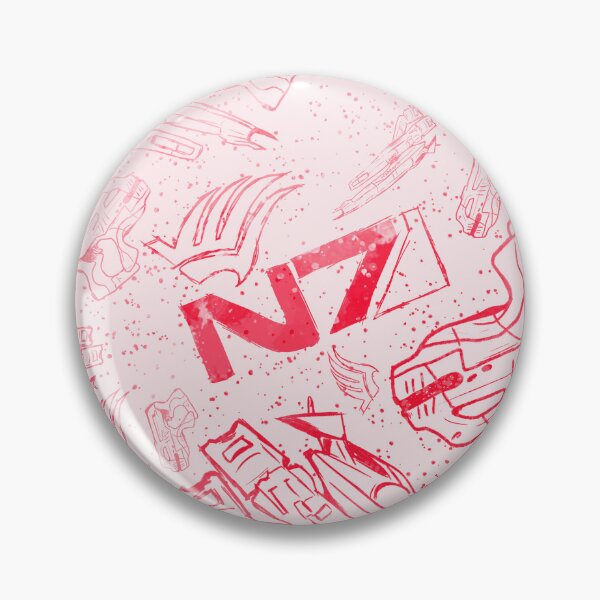 Item preview, Pink Ver Paragon Shepard Pattern Effect Mass Gaming Gamer Sci-Fi Kawaii Girly Cute Solus Tali Shepard designed and sold by SugaredTea.