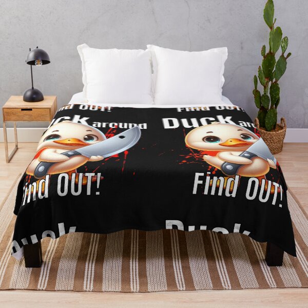 Item preview, Cute Aggressive Duck Knife Meme | "Duck Around Find OUT!" Funny Design designed and sold by NSB-Design.