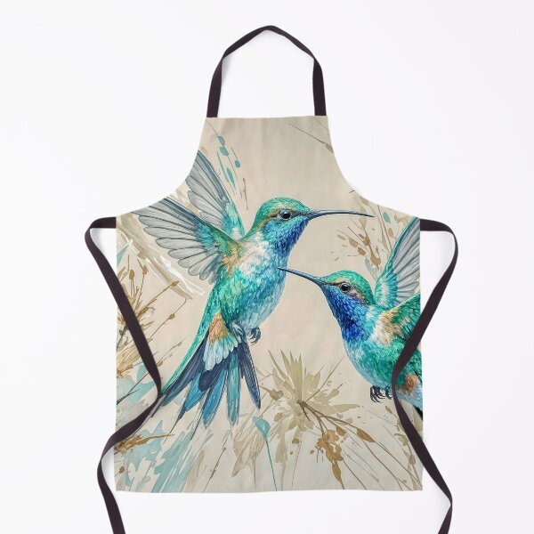Item preview, Humming birds Blue designed and sold by HelkoryoArt.