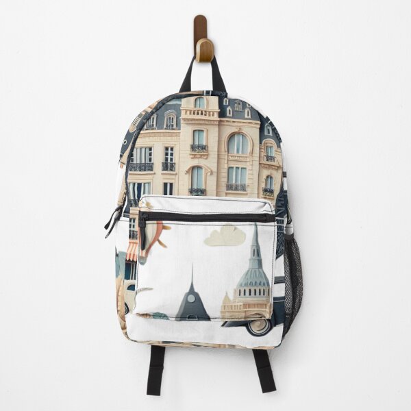 Item preview, Charming Parisian Street Scene Illustration designed and sold by WeimTrails.