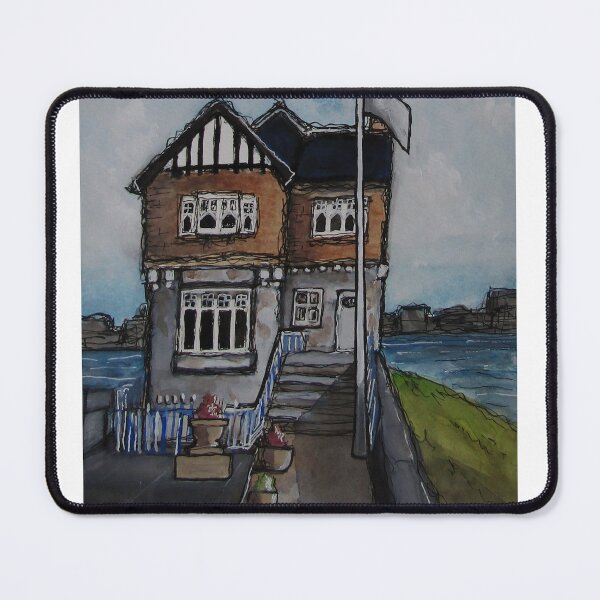 Item preview, The Boathouse, Limerick City, Ireland. Watercolor, pen, gouache on 21x29.7cm paper. designed and sold by crowleyronan123.