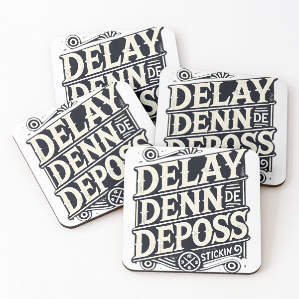 Item preview, delay deny depose desgin sticker  designed and sold by NCNGDESIGN.