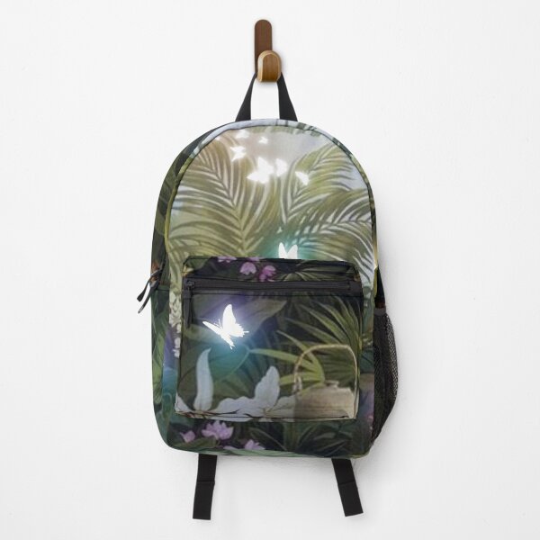 Item preview, A tropical forest full of big leaves and soft-colored wild flowers. designed and sold by Wantanadesign.