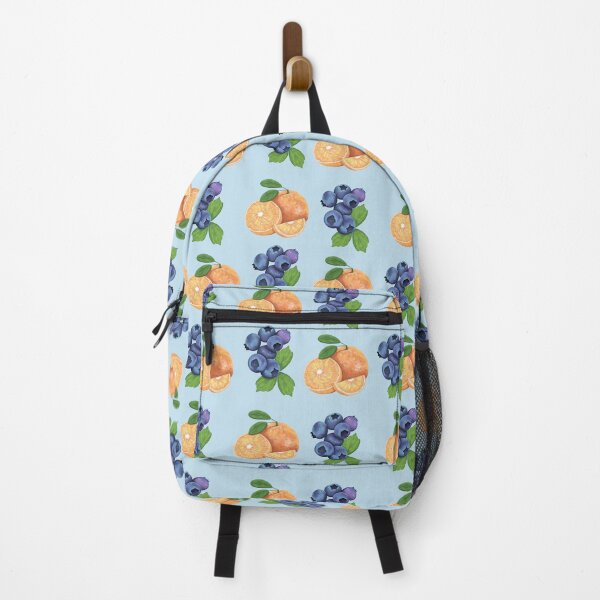Item preview, Blueberry and orange pattern designed and sold by Art_with_Honesty.