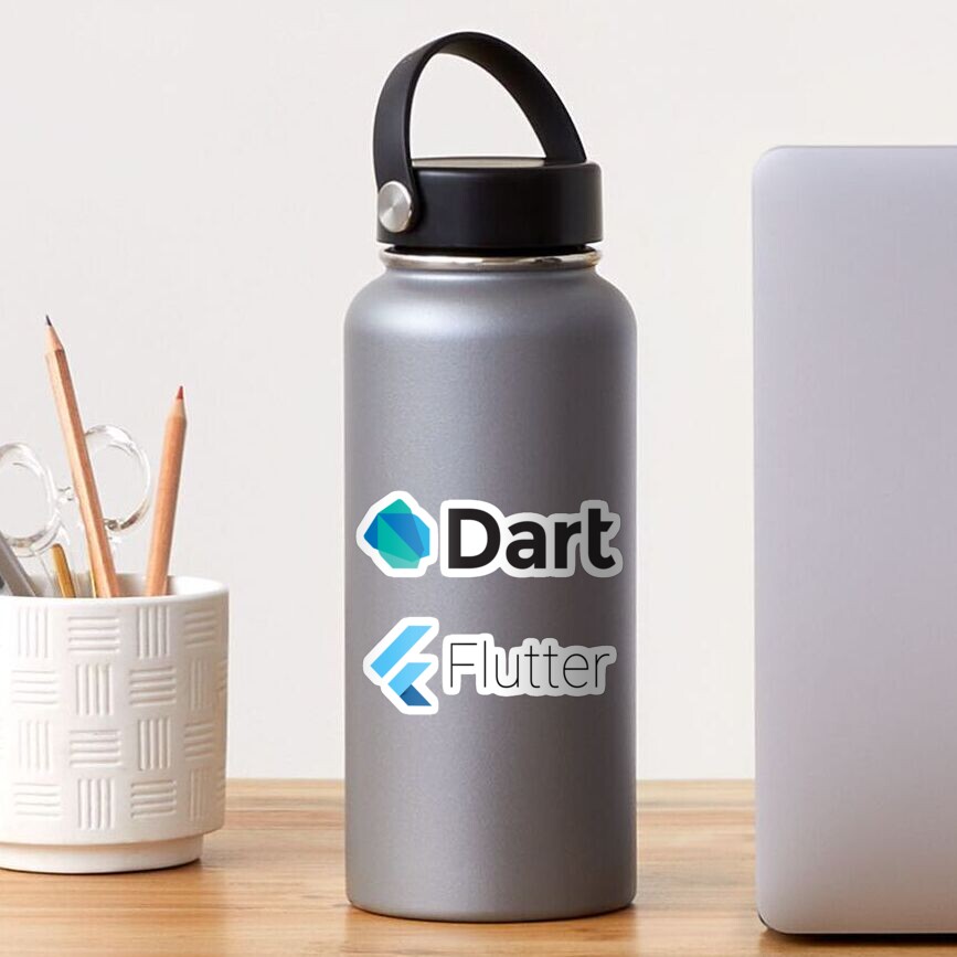 Dart and Flutter stickers Sticker