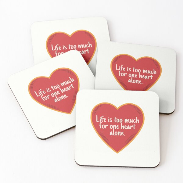Item preview, Life is too much for one heart alone! designed and sold by GentleArchive.