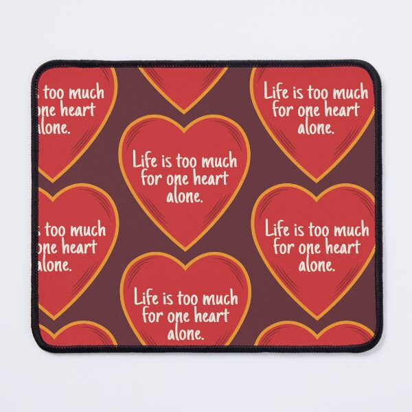 Item preview, Life is too much for one heart alone! designed and sold by GentleArchive.