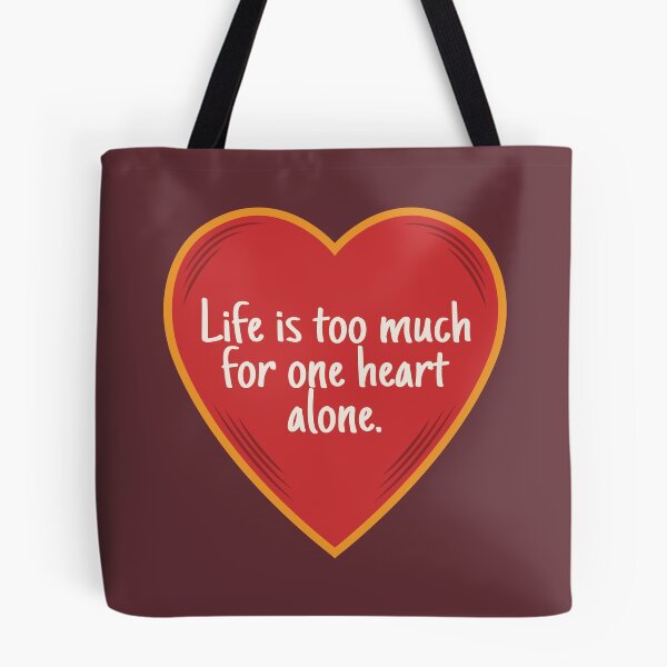 Item preview, Life is too much for one heart alone! designed and sold by GentleArchive.