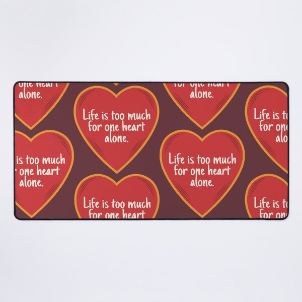 Item preview, Life is too much for one heart alone! designed and sold by GentleArchive.
