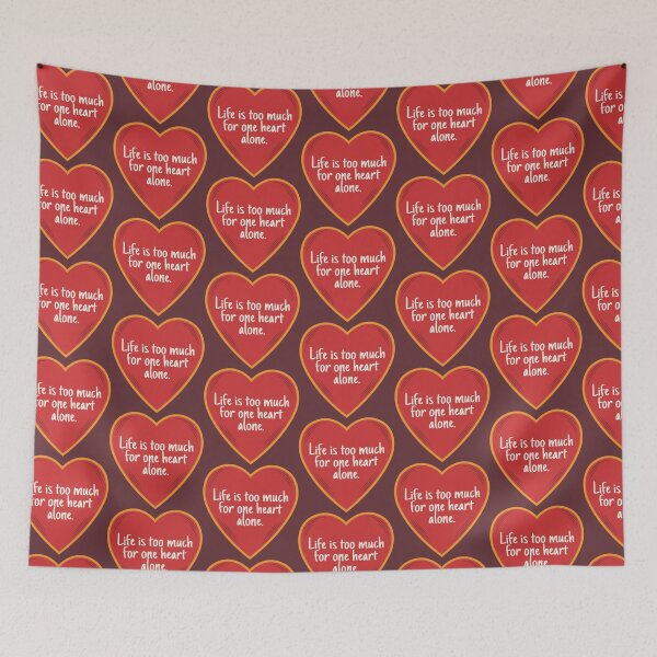 Item preview, Life is too much for one heart alone! designed and sold by GentleArchive.