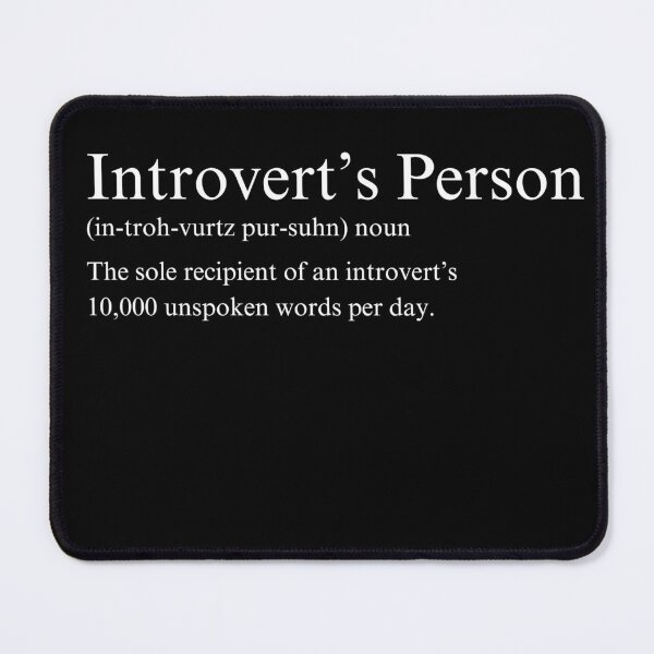 Item preview, Introvert's Person Dictionary Definition designed and sold by InsanelyD.