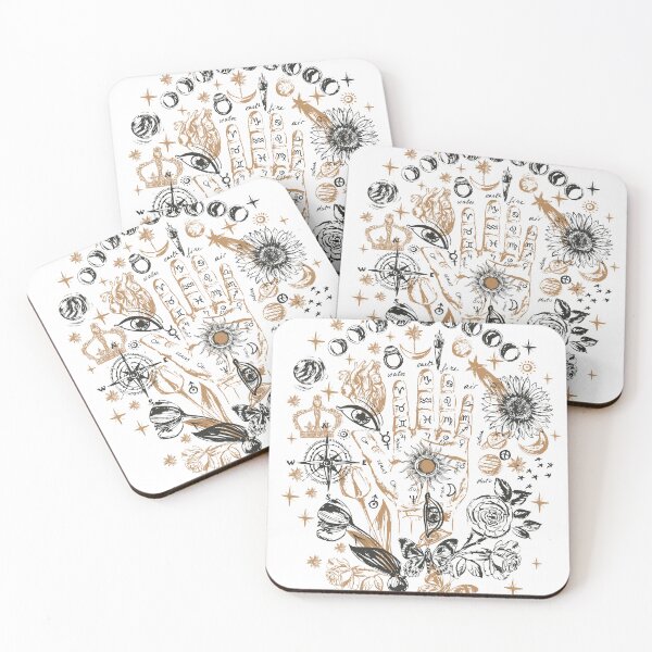 Item preview, Palmistry magic decorative palm print designed and sold by bokasin.