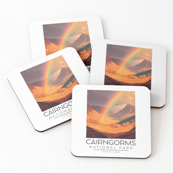 Item preview, A Vintage Illustration of Cairngorms National Park - Scotland designed and sold by GoodOldVintage.
