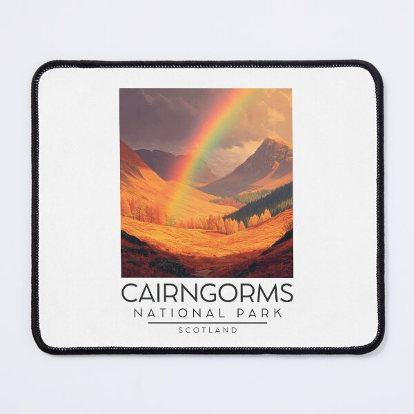 Item preview, A Vintage Illustration of Cairngorms National Park - Scotland designed and sold by GoodOldVintage.