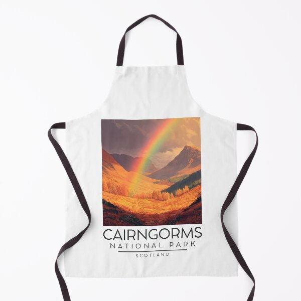 Item preview, A Vintage Illustration of Cairngorms National Park - Scotland designed and sold by GoodOldVintage.